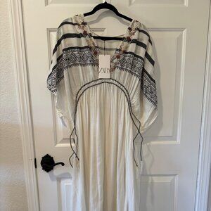 Zara Batwing Tribal Vacation Dress